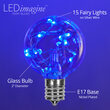 G50 Blue LEDimagine TM Fairy Light Bulbs, E17 - Intermediate Base