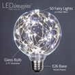G95 Cool White LEDimagine TM Fairy Light Bulbs