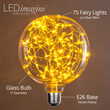 G125 Gold LEDimagine TM Fairy Light Bulbs