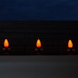 C7 Amber OptiCore Commercial LED Halloween Lights, 25 Lights, 25'