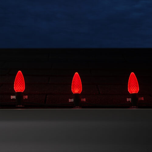 C9 Red OptiCore LED Bulbs