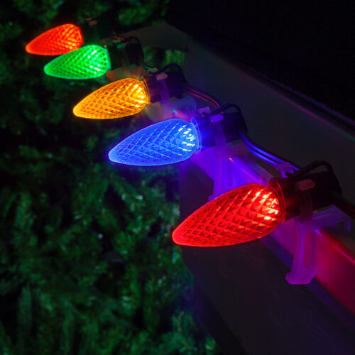 C9 Multicolor OptiCore LED Bulbs, 5-Pack