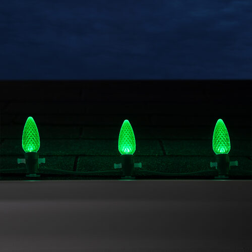 C9 Green OptiCore LED Bulbs