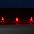 C7 Opaque Red OptiCore LED Bulbs