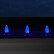 C9 Blue OptiCore Commercial LED Christmas Lights, 25 Lights, 25'