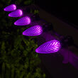 C9 Purple OptiCore Commercial LED Christmas Lights, 25 Lights, 25'