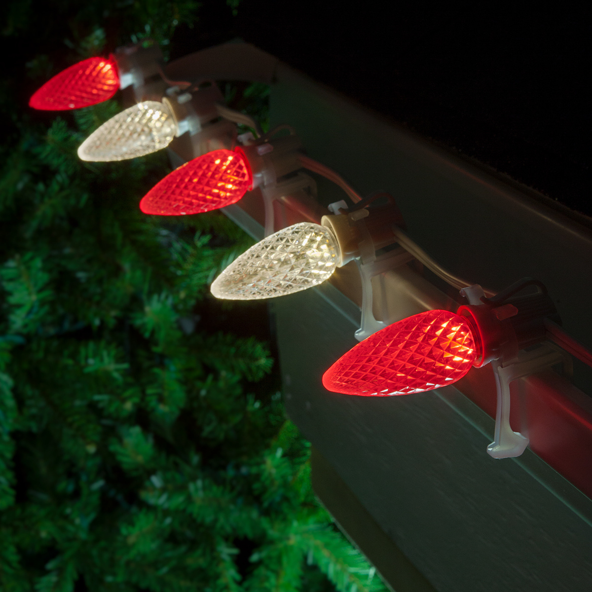 C9 christmas shop lights cool white