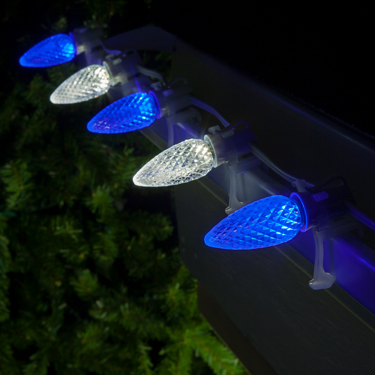 Blue c9 shop led christmas lights