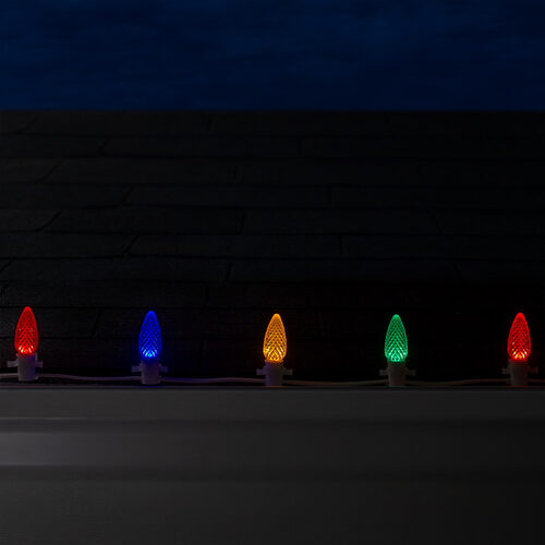 C9 Multicolor OptiCore LED Bulbs, 5-Pack