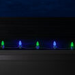 C7 Blue / Green OptiCore Commercial LED Christmas Lights, 50 Lights, 50'