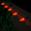 C7 Amber OptiCore Commercial LED Halloween Lights, 50 Lights, 50'