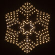 18" Ultra Bright SMD 36 Point Snowflake, Warm White Lights
