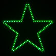 18" Ultra Bright SMD 5 Point Star Light, Green Lights