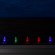 C9 Multicolor Color Change Commercial LED Christmas Lights, 25 Lights, 25'
