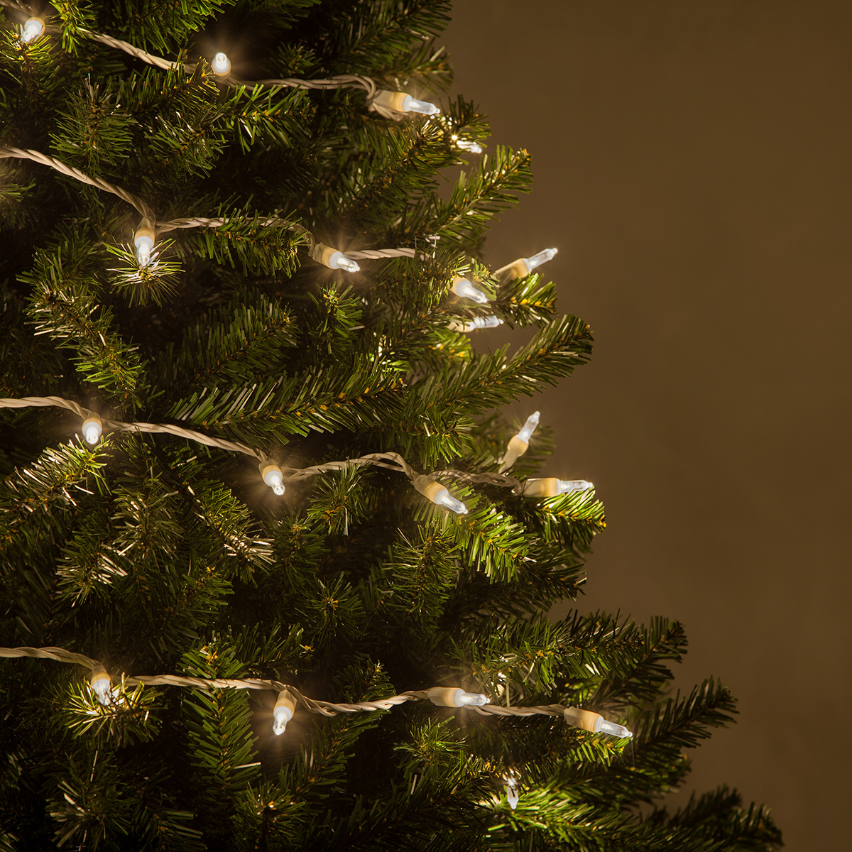 christmas lights white wire