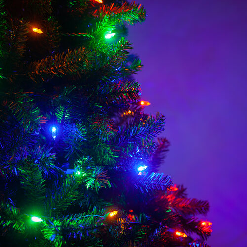 T5 Multi Color LED Christmas Tree Lights on Wire Corporation
