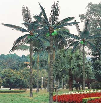 9.8' Tiara Commercial Palm Tree with Coconuts