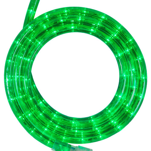 Green LED Rope Light, 18 ft