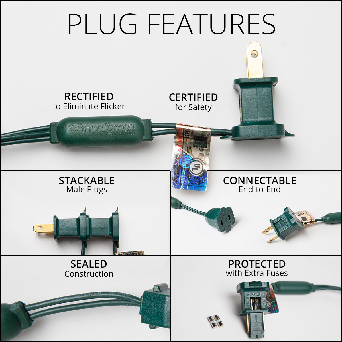 fused christmas light plug