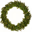 36" Fraser Fir Unlit Wreath