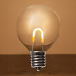 G50 Shatterproof Warm White FlexFilament TM Globe Light LED Edison Bulbs, E17 Base