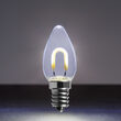 C7 Transparent Shatterproof Cool White FlexFilament LED Bulbs 