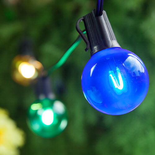 G50 Shatterproof Multicolor FlexFilament TM Globe Light LED Edison Bulbs, E17 Base
