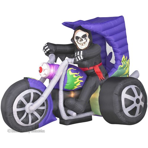 Inflatable Skeleton on Trike