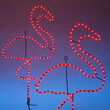 37" Standing Flamingo, Pink Lights 