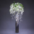 36" White Lighted Willow Falling Branches, Cool White LED
