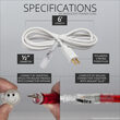 Incandescent Power Cord with Power Connector And Plug Rope Light Accessory