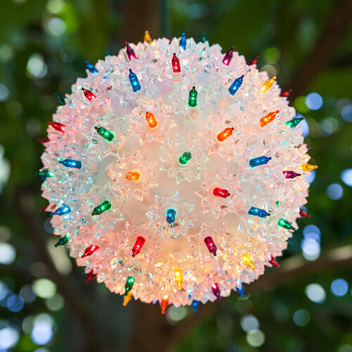 6" Multicolor Starlight Sphere, 50 Lights
