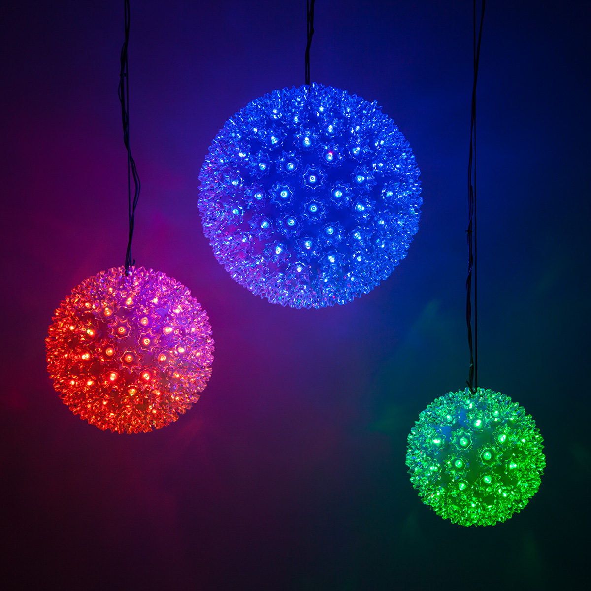 RGB LED Multi Function Starlight Sphere Wintergreen Corporation