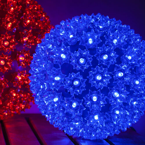 6" Blue LED Starlight Sphere, 70 Lights