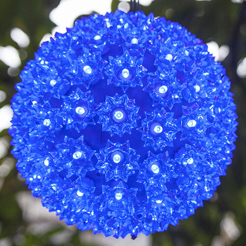 6" Blue LED Starlight Sphere, 70 Lights