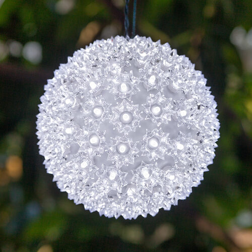 6" Cool White LED Starlight Sphere, 70 Lights