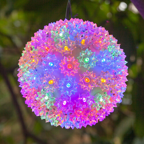 6" Multicolor LED Starlight Sphere, 70 Lights