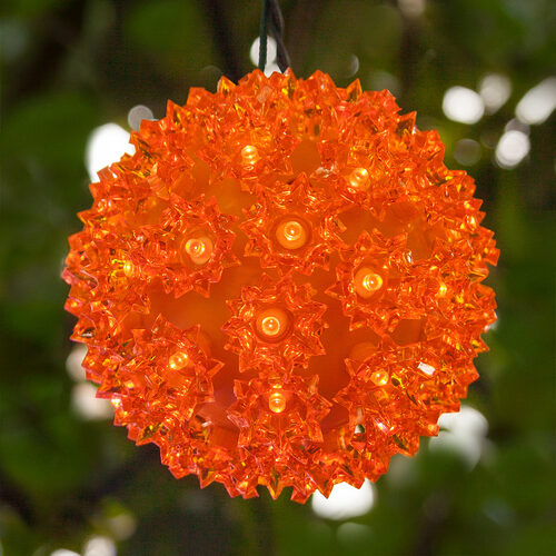 10" Amber LED Starlight Sphere, 180 Lights