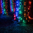 2' x 6' Multicolor 5mm LED Christmas Trunk Wrap Lights, 100 Lights on Green Wire