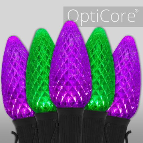 C9 Multicolor Smooth LED Bulbs E17 Bases (SMD) – Christmas Light Source
