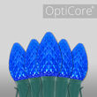 C7 Blue OptiCore Commercial LED Christmas Lights, 25 Lights, 25'