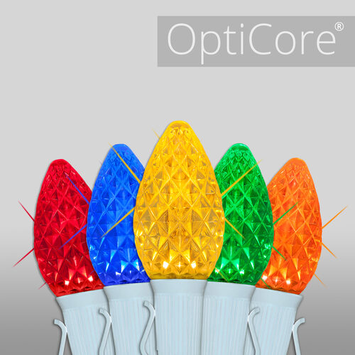Christmas Lights C7 Multicolor Opticore Twinkle Commercial LED