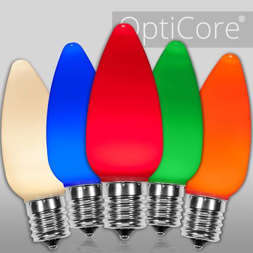 C9 120V Multicolor LED Replacement Bulbs Wintergreen Corporation