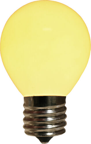 S11 White Opaque Bulbs, E17 - Intermediate Base
