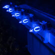 C7 Blue FlexFilament Shatterproof Vintage Commercial LED Christmas Lights, 15 Lights, 15'