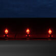 C7 Transparent Shatterproof Red FlexFilament LED Bulbs 