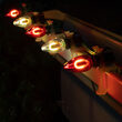 C7 Red / Warm White FlexFilament Shatterproof Vintage Commercial LED Christmas Lights, 50 Lights, 50'