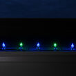 C7 Blue / Green FlexFilament Shatterproof Vintage Commercial LED Christmas Lights, 50 Lights, 50'