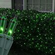 4' x 6' Green Mini Christmas Net Lights, 150 Lights on Green Wire