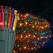 4' x 6' Multicolor Mini Christmas Net Lights, 150 Lights on Green Wire